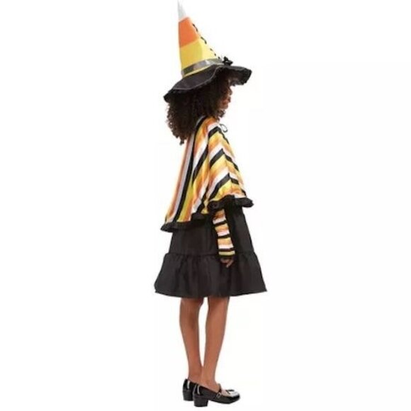Candy Corn Witch Kit Child One Size Fits Most up to Size 14 - Picture 3 of 5